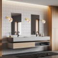 Kinkiet ze szklanym bursztynowym kloszem ESTERA GOLD 1 PŁ 4778 TK Lighting