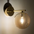 Kinkiet ze szklanym bursztynowym kloszem ESTERA GOLD 1 PŁ 4778 TK Lighting