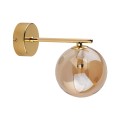 Kinkiet ze szklanym bursztynowym kloszem ESTERA GOLD 1 PŁ 4778 TK Lighting