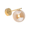 Kinkiet ze szklanym bursztynowym kloszem ESTERA GOLD 1 PŁ 4778 TK Lighting