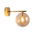 Kinkiet ze szklanym bursztynowym kloszem ESTERA GOLD 1 PŁ 4778 TK Lighting