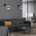 Kinkiet szklany klosz do wnętrz industrialnych i nowoczesnych 4777 TK Lighting