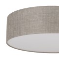 Lampa sufitowa średnica 60cm do salonu RONDO LINEN 5637 TK Lighting
