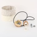 Lampa wisząca ECO gwint E27 moc 15W styl skandynawski klosz tkanina | czarny 5770 TK lighting