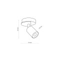 COVER WOOD LAMPA SUFITOWA 1 4673 TK Lighting
