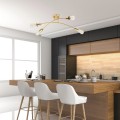 Lampa sufitowa nowoczesna złota styl hampton HELIX GOLD 4688 TK Lighting