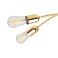 Lampa sufitowa nowoczesna złota styl hampton HELIX GOLD 4688 TK Lighting