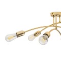 Lampa sufitowa nowoczesna złota styl hampton HELIX GOLD 4688 TK Lighting