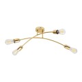 Lampa sufitowa nowoczesna złota styl hampton HELIX GOLD 4688 TK Lighting