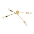 Lampa sufitowa nowoczesna złota styl hampton HELIX GOLD 4688 TK Lighting