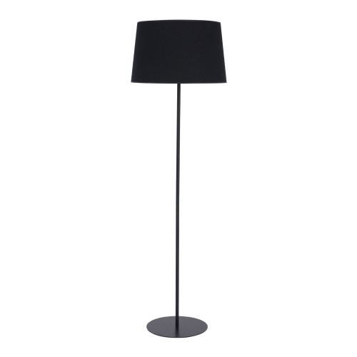 Lampa podłogowa czarna z okrągłą podstawą do salonu czarna 2920 TK Lighting