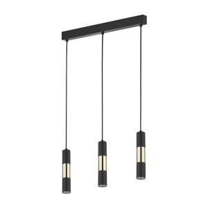 Lampa wisząca złoto czarne tuby na GU10 zwisy nad stół VIVIEN 4757 TK Lighting
