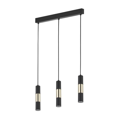 Lampa wisząca złoto czarne tuby na GU10 zwisy nad stół VIVIEN 4757 TK Lighting