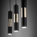 Lampa wisząca złoto czarne tuby na GU10 zwisy nad stół VIVIEN 4757 TK Lighting