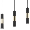 Lampa wisząca złoto czarne tuby na GU10 zwisy nad stół VIVIEN 4757 TK Lighting