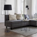 Lampa podłogowa czarna z okrągłą podstawą do salonu czarna 2920 TK Lighting