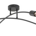 HELIX BLACK LAMPA SUFITOWA 4 4687 TK Lighting