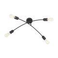 HELIX BLACK LAMPA SUFITOWA 4 4687 TK Lighting