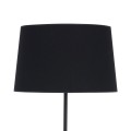 Lampa podłogowa czarna z okrągłą podstawą do salonu czarna 2920 TK Lighting