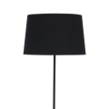 Lampa podłogowa czarna z okrągłą podstawą do salonu czarna 2920 TK Lighting