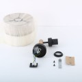 Kinkiet ECO gwint E27 moc 15W styl skandynawski klosz tkanina | czarny 5776 TK lighting