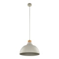 Lampa wisząca beżowa do rustykalnej kuchni CAP BEIGE 5664 TK Lighting