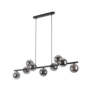 Lampa wisząca z 9 szklanymi kloszami na listwie do salonu 5667 TK Lighting
