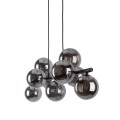 Lampa wisząca z 9 szklanymi kloszami na listwie do salonu 5667 TK Lighting