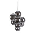 Lampa wisząca z 9 szklanymi kloszami na listwie do salonu 5667 TK Lighting