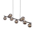Lampa wisząca z 9 szklanymi kloszami na listwie do salonu 5667 TK Lighting