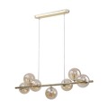 Lampa wisząca ESTERA gwint G9 moc 6 W styl nowoczesny szklany klosz | złoty 5668 TK lighting