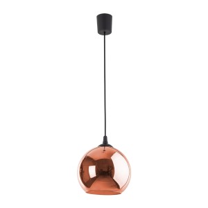 Wisząca lampa VENEZIA z modnym szklanym kloszem w kolorze miedzi do salonu  5741 TK Lighting