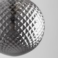 Lampa wisząca ELENA gwint G9 moc 6 W styl nowoczesny szklany klosz | czarny 5745 TK lighting