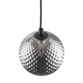 Lampa wisząca ELENA gwint G9 moc 6 W styl nowoczesny szklany klosz | czarny 5745 TK lighting