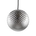 Lampa wisząca ELENA gwint G9 moc 6 W styl nowoczesny szklany klosz | czarny 5745 TK lighting