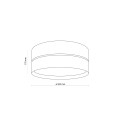 Lampa sufitowa plafon nowoczesny boho do salonu 4-punktowy 4800 TK Lighting