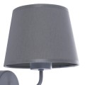 Lampa ścienna z włącznikiem MAJA GRAY nowoczesne oświetlenie 1880 TK Lighting