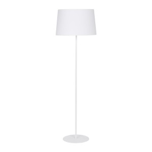 Lampa podłogowa prosta klasyczna z abazurem MAJA biała 2919 TK Lighting