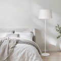 Lampa podłogowa prosta klasyczna z abazurem MAJA biała 2919 TK Lighting