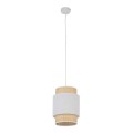 Elegancka, wąska lampa wisząca z abażurem do jadalni BOHO 1xE27 5652 TK Lighting