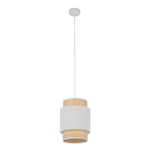 Elegancka, wąska lampa wisząca z abażurem do jadalni BOHO 1xE27 5652 TK Lighting