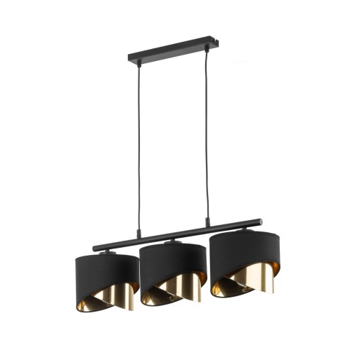GRANT BLACK LAMPA WISZĄCA 3 4824 TK Lighting