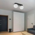 Lampa sufitowa MINI gwint G9 moc 6 W styl nowoczesny szklany klosz | czarny 5614 TK lighting