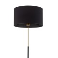 Lampa podłogowa LORD do salonu czarny abażur sznurkowy włącznik 5153 TK Lighting