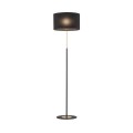 Lampa podłogowa LORD do salonu czarny abażur sznurkowy włącznik 5153 TK Lighting