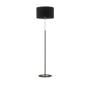 Lampa podłogowa LORD do salonu czarny abażur sznurkowy włącznik 5153 TK Lighting