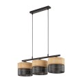 Lampa wisząca z trzema abażurami w stylu eko z serii NICOL 4801 TK Lighting