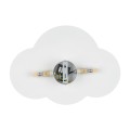 Kinkiet chmurka biały CLOUD do pokoju dziecka podświetlany 2xG9 4964 TK Lighting