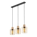 Lampa wisząca ORSON gwint E27 moc 15W styl nowoczesny szklany klosz | czarny 4568 TK lighting
