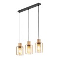 Lampa wisząca ORSON gwint E27 moc 15W styl nowoczesny szklany klosz | czarny 4568 TK lighting